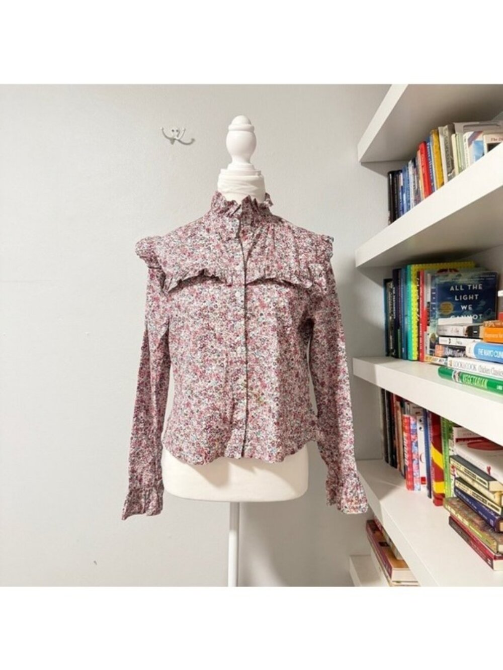 The Shirt by Rochelle Behrens Floral Button Down Shirt XS